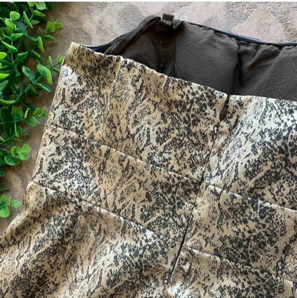 New Antonio Melani Python Black Tan Snakeskin Ruc… - image 8